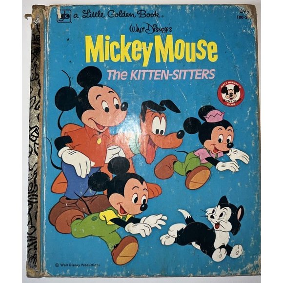 A Little Golden Book - Disney’s Mickey, Donald, Pinocchio & Jungle Book VTG 4 - Picture 2 of 10